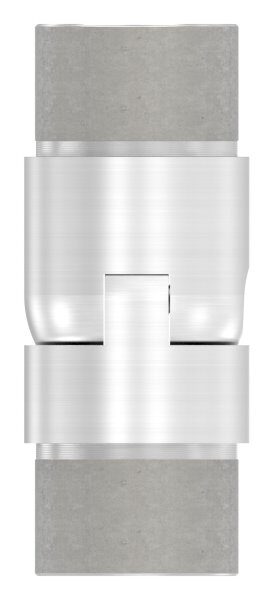 Gelenkstück hohl für Kabeldurchführung, zum Stecken, für Rohr 42,4x2,0mm, V2A
