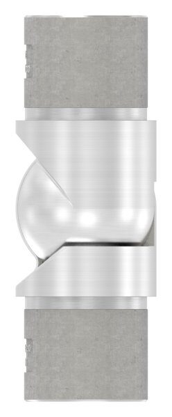 Gelenkstück hohl für Kabeldurchführung, zum Stecken, für Rohr 33,7x2,0mm, V2A