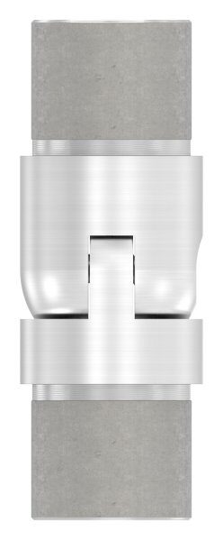 Gelenkstück hohl für Kabeldurchführung, zum Stecken, für Rohr 33,7x2,0mm, V2A