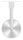 Handlaufhalter  (Ronde und Bügel verschweißt), hohl, für LED Nutrohr-Handlauf, Bügel Ø 12mm, innen Ø 8mm hohl, für Nut 24x24mm, Höhe, V4A