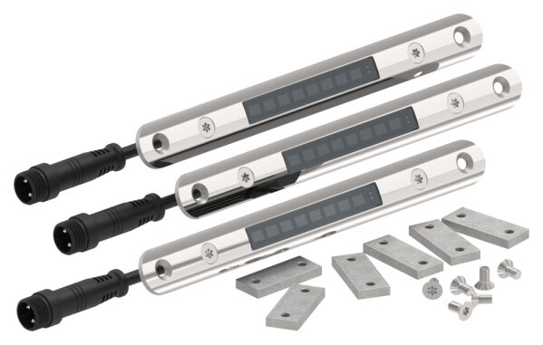 LED-Modul-Set (3 Stück) für Rundrohre 42,4 -...