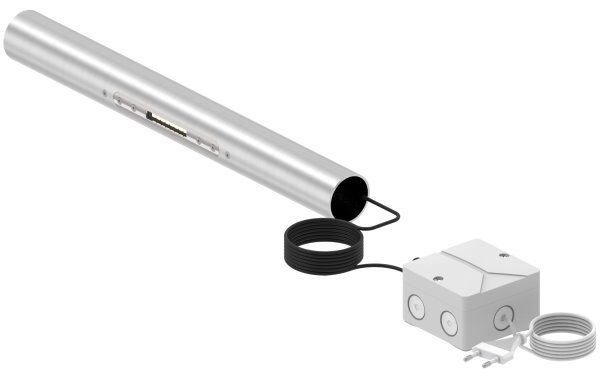 LED Musterhandlauf mit 1x LED Ausschnitt, komplett...