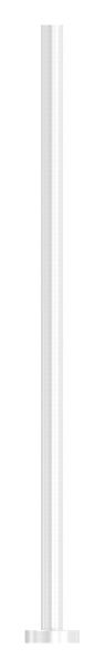 Edelstahlpfosten 42,4x2,0mm V2A zur Bodenmontage, H:...