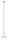 Edelstahlpfosten 42,4x2,0mm V2A zur Bodenmontage, H: 880mm, Ronde und Rohr verschweißt,
mit 4x Fließformgewinde M6, inkl. Ankerplatte und Abdeckrosette