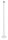 Edelstahlpfosten 42,4x2,0mm V2A zur Bodenmontage, H: 880mm, Ronde und Rohr verschweißt,
mit 5x Fließformgewinde M6, Ankerplatte und Rohr verschweißt. incl. 1x  Abdeckrosette