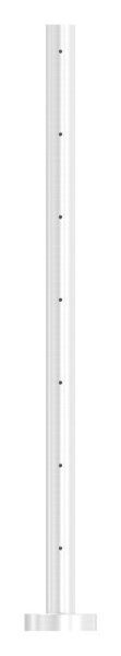 Edelstahlpfosten 42,4x2,0mm V2A zur Bodenmontage, H:...
