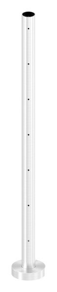 Edelstahlpfosten 42,4x2,0mm V2A zur Bodenmontage, H:...