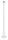 Edelstahlpfosten 42,4x2,0mm V2A zur Bodenmontage, H: 880mm, Ronde und Rohr verschweißt,
mit 7x Fließformgewinde M6, inkl. Ankerplatte und Abdeckrosette