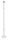 Edelstahlpfosten 42,4x2,0mm V2A zur Bodenmontage, H: 880mm, Ronde und Rohr verschweißt,
mit 4x Fließformgewinde M8, 90° versetzt, inkl. Ankerplatte und Abdeckrosette