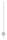 Edelstahlpfosten 42,4x2,0mm V2A zur Wandmontage, H: 1190mm,
mit 6x Fließformgewinde M6, inkl. Wandanker