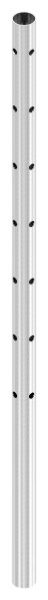 Edelstahlpfosten aus Rohr 42,4mmx2,0mm, mit 7...