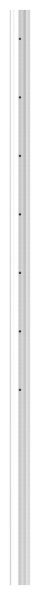 Edelstahlpfosten aus Rohr 42,4mmx2,0mm, mit 7...