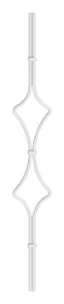 Designstab, aus 12mm Rundmaterial, H: 950mm, V2A