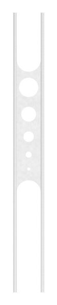 Designstab, aus 12mm Rundmaterial, H: 950mm, V2A