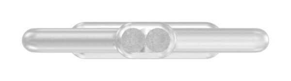 Zierstab aus 12mm Rundmaterial, mit 2x Gewinde M6, Kugel frei wählbar, H: 900mm, V2A