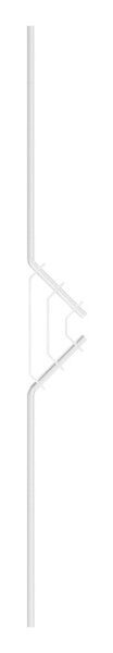 Designstab, aus 12mm Rundmaterial, H: 1000mm, V2A