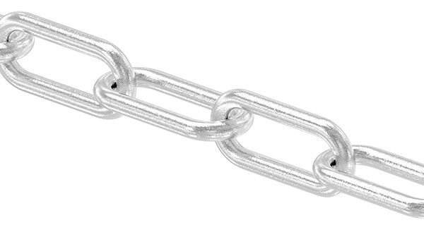 Edelstahlkette DIN 763, langgliedrig, Ø 6mm, V4A (Preis pro Meter)