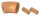 45° Bogen für Holzhandlauf Buche, Ø 42mm, geschliffen und lackiert, inkl. Dübelbohrung und Dübel:  (15x35mm)
- nur für den Innenbereich geeignet -