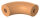 90° Bogen für Holzhandlauf Buche, Ø 42mm, geschliffen und lackiert, inkl. Dübelbohrung und Dübel:  (15x35mm)
- nur für den Innenbereich geeignet -