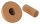 Endkappen für Holzhandlauf Buche, Ø42mm, halbrund, geschliffen und lackiert, mit Dübelbohrung und Dübel (15x35mm)
- nur für den Innenbereich geeignet -