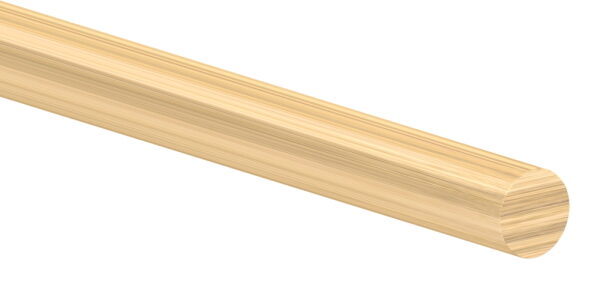 Holzhandlauf Eiche, Ø42,4mm, geschliffen und lackiert, L: 1m
- nur für den Innenbereich geeignet -