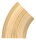 45° Bogen für Holzhandlauf Eiche, Ø42mm, geschliffen und lackiert, inkl. Dübelbohrung und Dübel (15x35mm)
- nur für den Innenbereich geeignet -