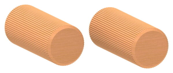 90° Bogen für Holzhandlauf Eiche, Ø42mm, geschliffen und lackiert, inkl. Dübelbohrung und Dübel (15x35mm)
- nur für den Innenbereich geeignet -