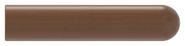 Holzhandlauf Mahagoni Ø 42mm, Länge 200mm,...