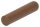 Holzhandlauf Mahagoni Ø 42mm, Länge 200mm, lackiert