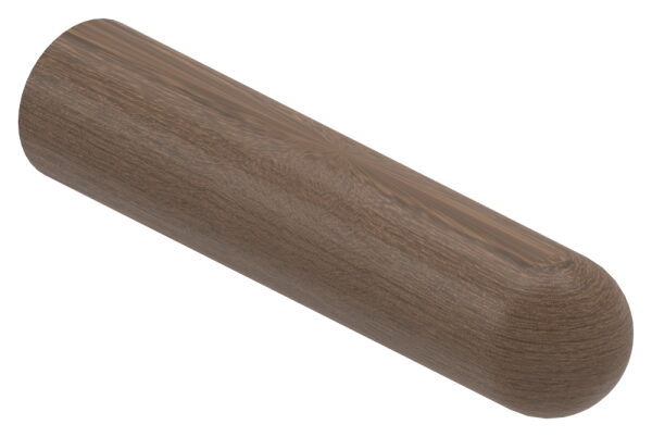 Holzhandlauf Nussbaum Ø 42mm, Länge 200mm,...