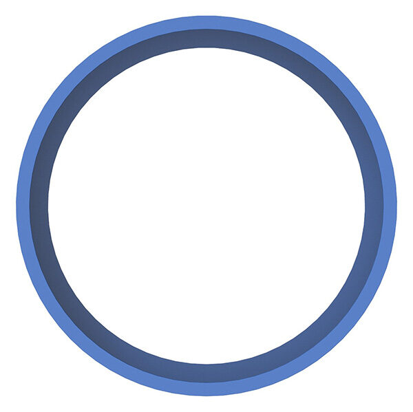 Bohrlehre für 42mm Holzhandlauf, blau lackiert