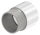 Verbinder für 42mm Holzhandlauf auf Rohr 42,4 x 2,0mm, inkl. 1 Adapter, V2A