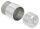 Verbinder für 42mm Holzhandlauf auf Rohr 42,4 x 2,0mm, inkl. 1 Adapter, V2A