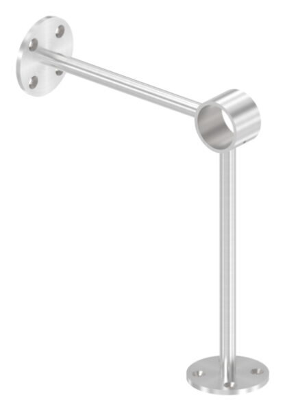 Fußlaufstütze, für Rohr 33,7mm, V2A