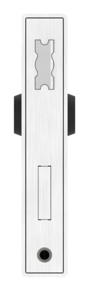 Edelstahlschlosskasten mit Edelstahlschloss, Abmessung: 30x94x172mm, Stulp aus Edelstahl, geschliffen