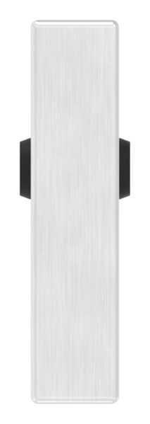 Edelstahlschlosskasten mit Edelstahlschloss, Abmessung: 40x94,5x173mm, Stulp aus Edelstahl, geschliffen