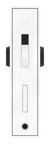 Edelstahlschlosskasten mit verzinktem Schloss & Hakenfalle für Schiebetore, AMF, Abmessung: 40x94,5x173mm, geschliffen