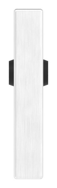 Edelstahlschlosskasten mit verzinktem Schloss, Abmessung: 30x94,5x173mm, Stulp, Riegel und Falle aus Edelstahl, geschliffen