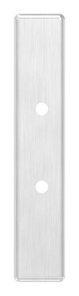 Edelstahlgegenkasten eckig, für Abstand 72mm, 30mm, für elektrischen Türöffner vorgerichtet, links und rechts verwendbar, geschliffen, V2A