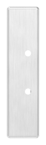 Edelstahlgegenkasten eckig, für Abstand 72mm, 40mm, geeignet für elektrischen Türöffner, links und rechts verwendbar, geschliffen, V2A