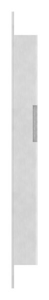 Gegenkasten zum Aufschrauben, für Abstand 72 / 92 mm für 40mm, DIN Rechts, geeignet für elektrischen Türöffner, inkl.2x Linsenkopfschraube M5x8mm, geschliffen, V2A