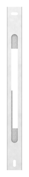 Gegenkasten zum Aufschrauben, für Abstand 72 / 92 mm für 40mm, DIN Rechts, geeignet für elektrischen Türöffner, inkl.2x Linsenkopfschraube M5x8mm, geschliffen, V2A