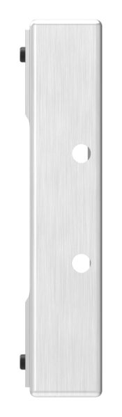 Edelstahlgegenkasten eckig, für Abstand 72mm, zum Anschweißen für 30mm Schlosskasten, geeignet für elektrischen Türöffner, Schließblech V2A geschliffen, V2A
