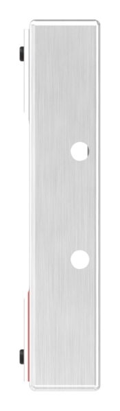 Edelstahlgegenkasten eckig, für Abstand 72mm, zum Anschweißen für 30mm Schlosskasten, geeignet für elektrischen Türöffner, Schließblech V2A geschliffen, V2A