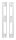 Edelstahlschließblech 172x26x3,0mm, für Abstand 72mm, geschliffen, V2A (1.4301)