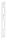 Edelstahlschließblech 242x30x3,0mm, für Abstand 92mm, geschliffen, V2A (1.4301)