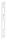 Edelstahlschließblech 242x26x3,0mm, für Abstand 92mm, geschliffen, V2A (1.4301)