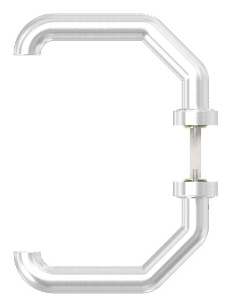 Türdrücker-Paar, inkl. 8mm Drückerstift, für Kastendicke 30-60mm, V2A