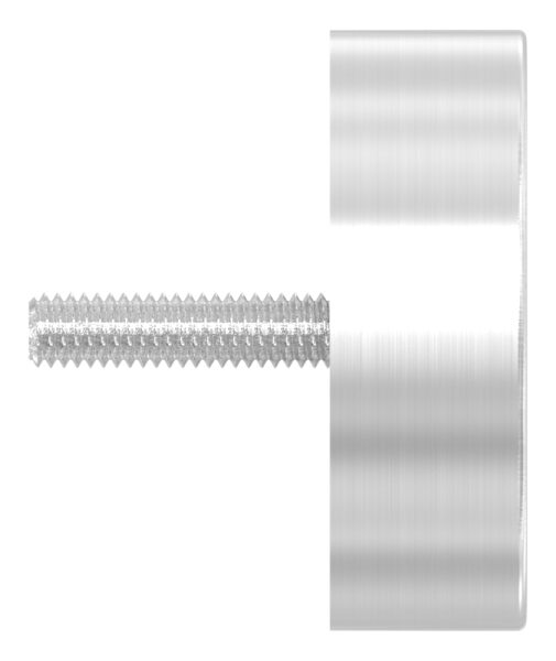 Schlüsselrosette ohne Lochung, zweiteilig, inkl. Befestigungsmaterial, V2A, 1 Paar