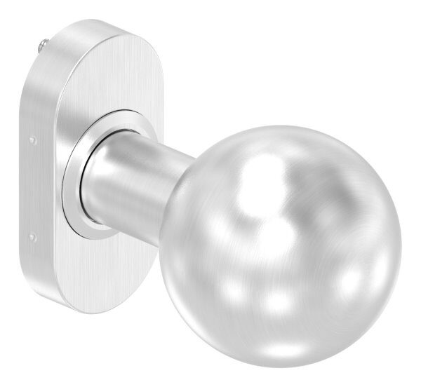 Drückerknopf, Ø 50mm, gerade, drehbar, V2A